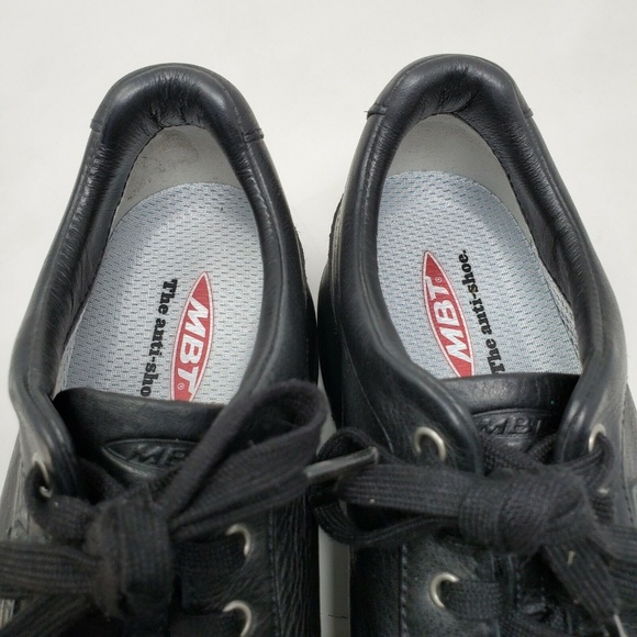 MBT Leather Tembea Mens Walking Lace up Shoes - Picture 6 of 8